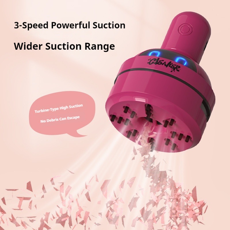 Mini Desktop Vacuum Cleaner For Eraser Dust - Masaüstü Temizleyici, Karikatür Tasarımlı, Mini, Taşınabilir,