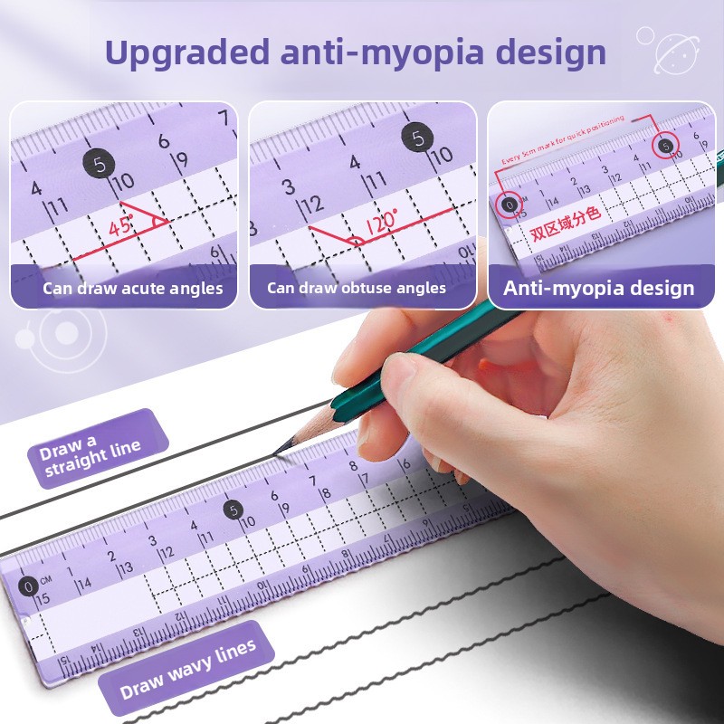 Öğrenciler İçin 8 Parçalık Geo - Math Geometry Set With Compass incelemesi ve fiyatı