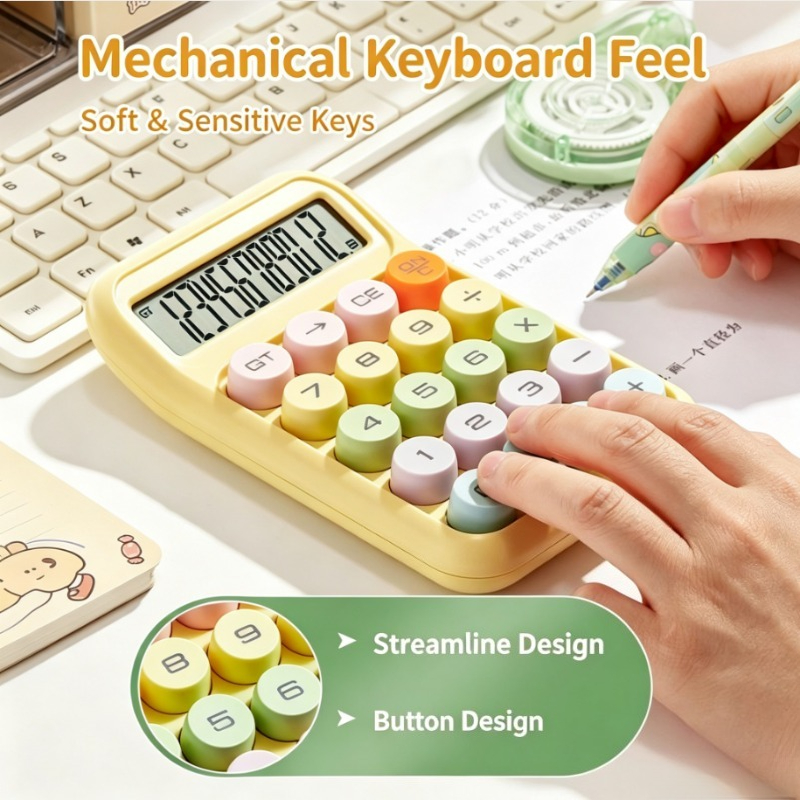Şirin, Renkli, Mekanik Klavye  - Scientific Calculator For Secondary School incelemesi ve fiyatı